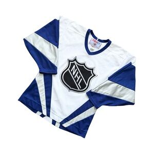 Vintage 1998 CCM NHL All-Star Jersey — White/Blue/Silver